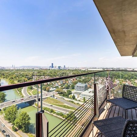 Design Apartment With Amazing View Over Viena Exterior foto